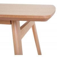 Стол обеденный Лондон 1500(2000)*900 Светлый бук без тонировки/Светлый бук купить в Минске