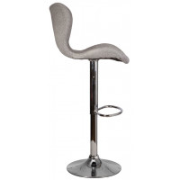 Стул барный AksHome Lora (Лора) светло-серая ткань/хром купить в Минске