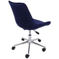 Стул AksHome LUMIER (Люмер) поворотный сапфир велюр/хром купить в Минске Стул AksHome LUMIER (Люмер) поворотный сапфир велюр/хром купить в Минске