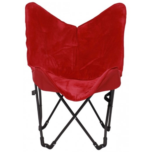 Кресло складное MAGGY - ткань красный