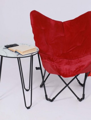 Кресло складное MAGGY - ткань красный