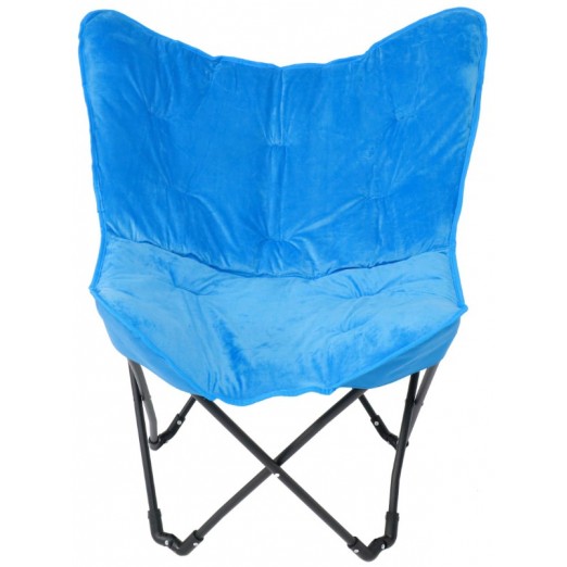 Кресло складное MAGGY - ткань синий