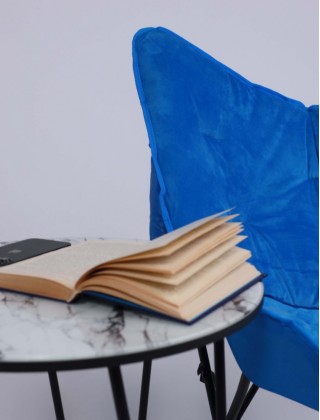 Кресло складное MAGGY - ткань синий