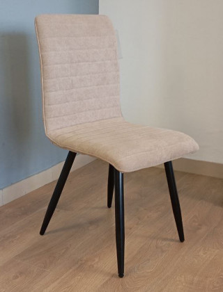 Стул AksHome MAKO (Мако) бежевый/черный купить в Минске