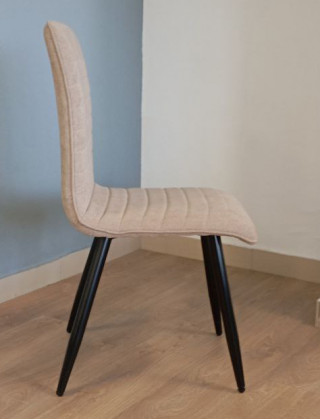 Стул AksHome MAKO (Мако) бежевый/черный купить в Минске