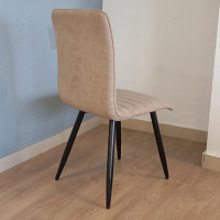 Стул AksHome MAKO (Мако) бежевый/черный купить в Минске