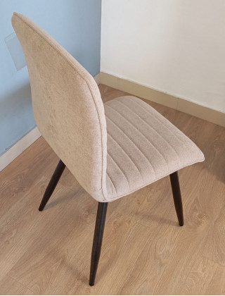 Стул AksHome MAKO (Мако) бежевый/черный купить в Минске