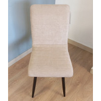 Стул AksHome MAKO (Мако) бежевый/черный купить в Минске