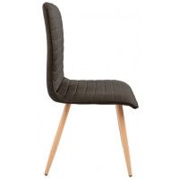 Стул AksHome MAKO (Мако) коричневый велюр HLR-49/дуб купить в Минске