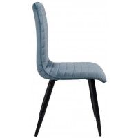 Стул AksHome MAKO (Мако) пыльный голубой велюр HLR-61/черный купить в Минске