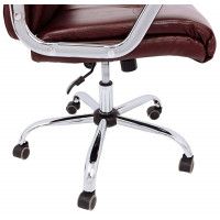 Кресло AksHome MARSEL Chrome Eco коричневый бриллиант купить в Минске