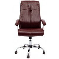 Кресло AksHome MARSEL Chrome Eco коричневый бриллиант купить в Минске