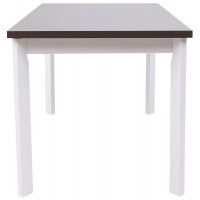 Стол раздвижной MAX (Макс) 5 P 120(150)*80*78, графит/белый купить в Минске