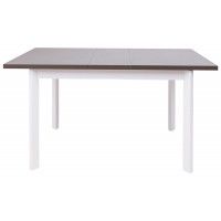 Стол раздвижной MAX (Макс) 5 P 120(150)*80*78, графит/белый купить в Минске