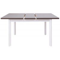 Стол раздвижной MAX (Макс) 5 P 120(150)*80*78, графит/белый купить в Минске