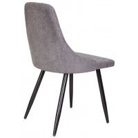 Стул AksHome MEGAN (Меган) светло-серая ткань 1701-26/черный купить в Минске