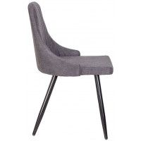 Стул AksHome MEGAN (Меган) темно-серая ткань 1701-30/черный купить в Минске Стул AksHome MEGAN (Меган) темно-серая ткань 1701-30/черный купить в Минске