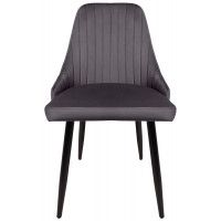 Стул AksHome MEGAN (Меган) серый велюр HLR21/черный купить в Минске Стул AksHome MEGAN (Меган) серый велюр HLR21/черный купить в Минске