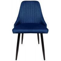 Стул AksHome MEGAN (Меган) синий велюр HLR64/черный купить в Минске Стул AksHome MEGAN (Меган) синий велюр HLR64/черный купить в Минске