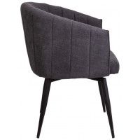 Кресло Akshome MELON (Мелон) ткань серый/черный купить в Минске