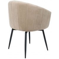 Кресло Akshome MELON (Мелон) велюр бежевый/черный купить в Минске