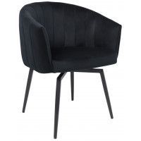 Кресло Akshome MELON (Мелон) черный велюр/черный Кресло Akshome MELON (Мелон) черный велюр/черный