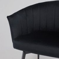 Кресло Akshome MELON (Мелон) черный велюр/черный купить в Минске Кресло Akshome MELON (Мелон) черный велюр/черный купить в Минске