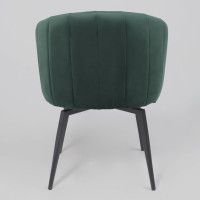 Кресло Akshome MELON (Мелон) темно-зеленый велюр/черный купить в Минске
