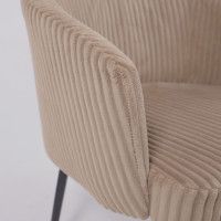 Кресло Akshome MELON (Мелон) темно-бежевый вельвет GRAND 120/черный купить в Минске