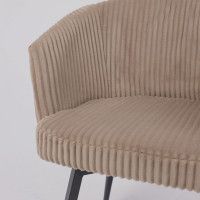 Кресло Akshome MELON (Мелон) темно-бежевый вельвет GRAND 120/черный купить в Минске