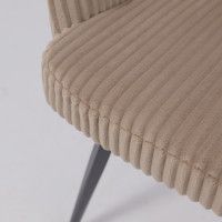 Кресло Akshome MELON (Мелон) темно-бежевый вельвет GRAND 120/черный купить в Минске