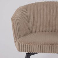 Кресло Akshome MELON (Мелон) темно-бежевый вельвет GRAND 120/черный купить в Минске