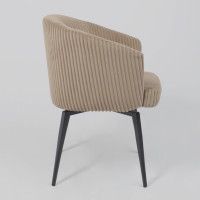 Кресло Akshome MELON (Мелон) темно-бежевый вельвет GRAND 120/черный купить в Минске