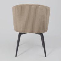 Кресло Akshome MELON (Мелон) темно-бежевый вельвет GRAND 120/черный купить в Минске