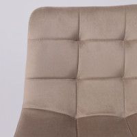 Стул барный AksHome MIA (Мия) бежевый велюр HLR08/черный купить в Минске