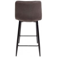 Стул барный AksHome MIA (Мия) коричневый велюр HLR49/черный купить в Минске Стул барный AksHome MIA (Мия) коричневый велюр HLR49/черный купить в Минске