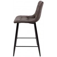 Стул барный AksHome MIA (Мия) коричневый велюр HLR49/черный купить в Минске Стул барный AksHome MIA (Мия) коричневый велюр HLR49/черный купить в Минске