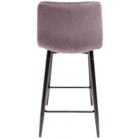 Стул барный AksHome MIA (Мия) пыльная роза велюр HLR25/черный купить в Минске Стул барный AksHome MIA (Мия) пыльная роза велюр HLR25/черный купить в Минске