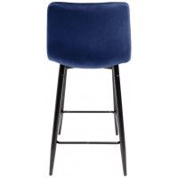 Стул барный AksHome MIA (Мия) синий велюр HLR64/черный купить в Минске Стул барный AksHome MIA (Мия) синий велюр HLR64/черный купить в Минске