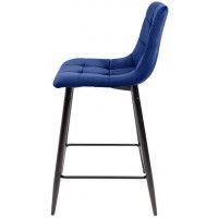 Стул барный AksHome MIA (Мия) синий велюр HLR64/черный купить в Минске Стул барный AksHome MIA (Мия) синий велюр HLR64/черный купить в Минске