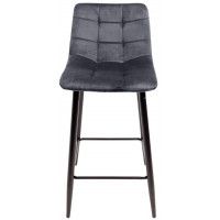 Стул барный AksHome MIA (Мия) темно-серый велюр HLR21/черный купить в Минске Стул барный AksHome MIA (Мия) темно-серый велюр HLR21/черный купить в Минске