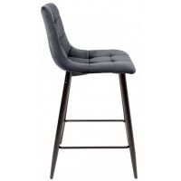 Стул барный AksHome MIA (Мия) темно-серый велюр HLR21/черный купить в Минске Стул барный AksHome MIA (Мия) темно-серый велюр HLR21/черный купить в Минске