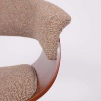 Кресло Akshome MODY (Моди) букле коричневый Lisa 421/орех купить в Минске