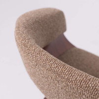 Кресло Akshome MODY (Моди) букле коричневый Lisa 421/орех купить в Минске