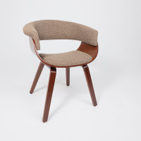 Кресло Akshome MODY (Моди) букле коричневый Lisa 421/орех купить в Минске