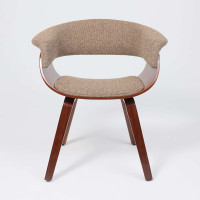 Кресло Akshome MODY (Моди) букле коричневый Lisa 421/орех купить в Минске