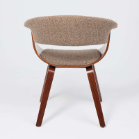 Кресло Akshome MODY (Моди) букле коричневый Lisa 421/орех купить в Минске