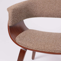 Кресло Akshome MODY (Моди) букле коричневый Lisa 421/орех купить в Минске