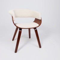 Кресло Akshome MODY (Моди) кремовый Lisa 102/орех купить в Минске Кресло Akshome MODY (Моди) кремовый Lisa 102/орех купить в Минске