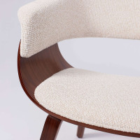 Кресло Akshome MODY (Моди) кремовый Lisa 102/орех купить в Минске Кресло Akshome MODY (Моди) кремовый Lisa 102/орех купить в Минске